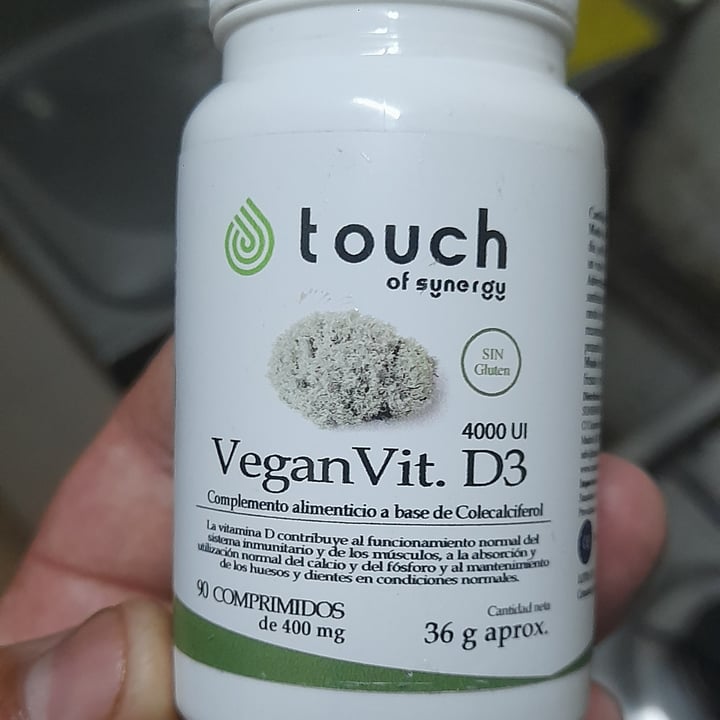 photo of Touch of synergy Vitamina D shared by @vegan2020pasapiola on  25 Nov 2022 - review