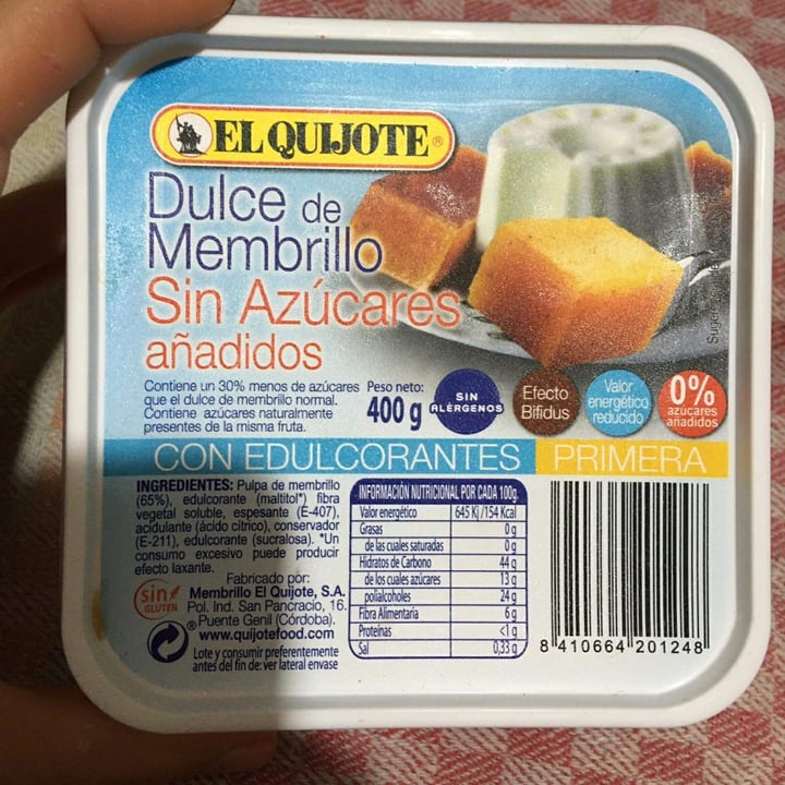 photo of El quijote Dulce de Membrillo, sin azúcares añadidos shared by @punxin on  09 May 2021 - review