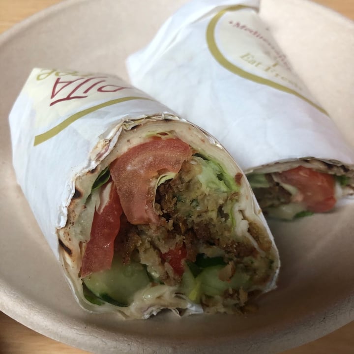 review photo of Pita Tree Kitchen Falafel Jumbo Wrap shared by @cleameyer on 04 Jan 2020 - review