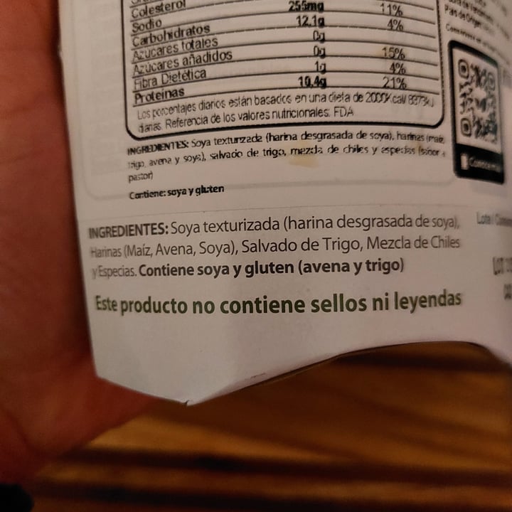 review photo of Soyamigo Alimento a Base de Soya sabor al Pastor shared by @raul10 on 01 Jan 2022 - review