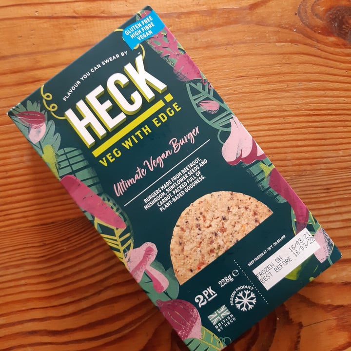 photo of Heck Ultimate Vegan Burger shared by @janxr on  26 Apr 2021 - review