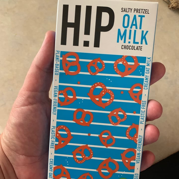 photo of HIP (H!P) Salty Pretzels Oat M!lk Chocolate Bar shared by @barefootserene on  15 Sep 2021 - review