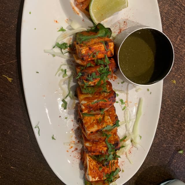 Photo du plat “Vegan Paneer Tikka”
