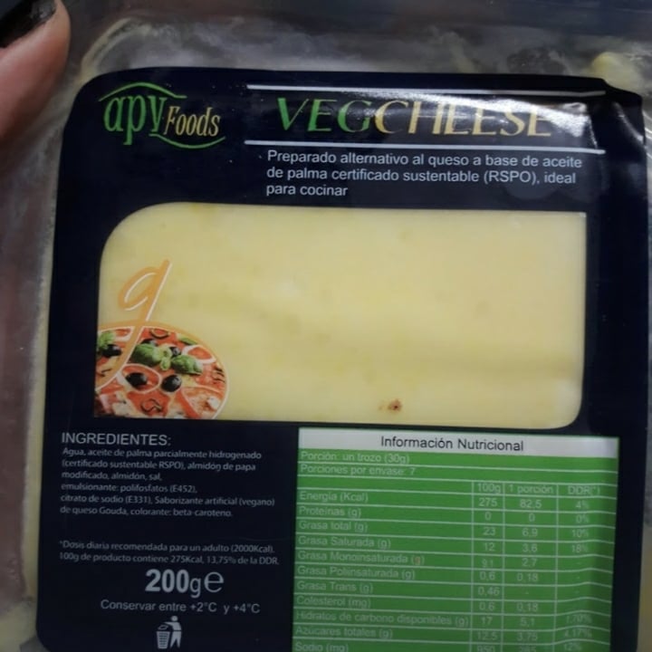 photo of VEGCHEESE Curds shared by @etiquetadietetica on  02 Jul 2020 - review