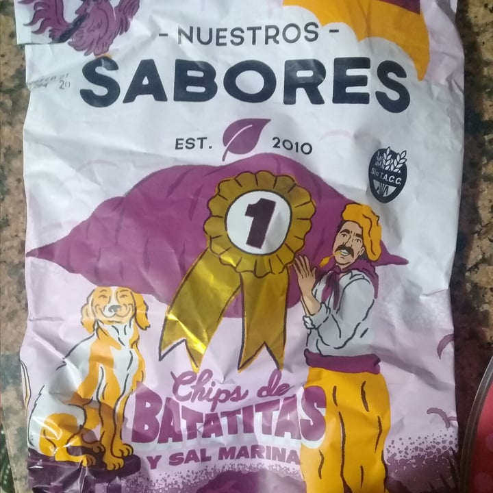 photo of Nuestros Sabores Chips De Batatitas Y Sal Marina shared by @lau1987 on  16 Jan 2021 - review
