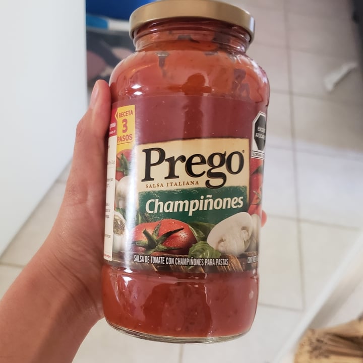 photo of Prego Salsa de tomate para pastas con champiñones shared by @crimsonbeat on  31 May 2021 - review
