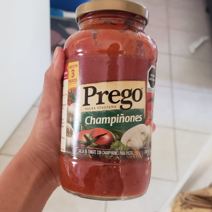 review photo of Prego Salsa de tomate para pastas con champiñones shared by @crimsonbeat on 31 May 2021 - review