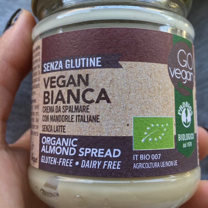 photo of GO vegan! Crema bianca vegana shared by @danicont on  29 Apr 2021 - review