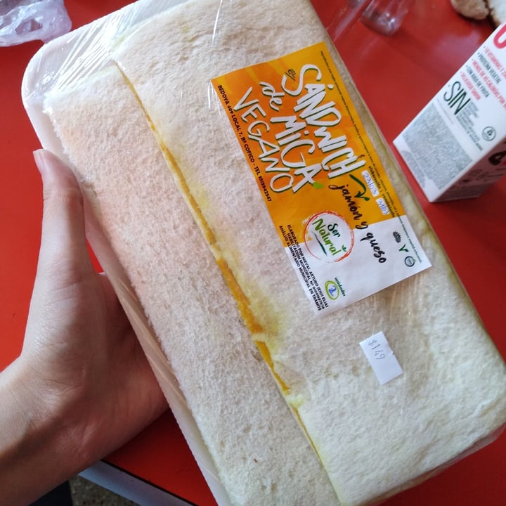 photo of Ser Natural Sándwich De Miga De Jamón Y Queso shared by @rotolosa on  23 Mar 2021 - review