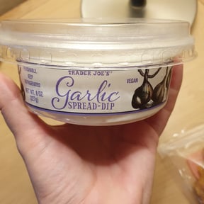 Trader Joe's Garlic Spread & Dip • Vegan ShowOff