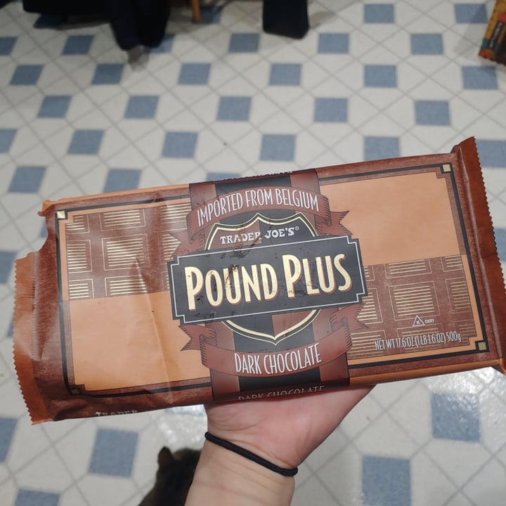 photo of Trader Joe's Pound Plus Dark Chocolate shared by @adriana1209 on  21 Nov 2021 - review