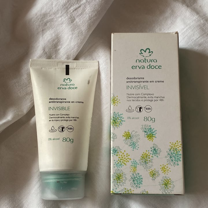 photo of Natura Desodorante en Crema Antitranspirante Erva Doce shared by @mauradiaz on  27 Nov 2021 - review