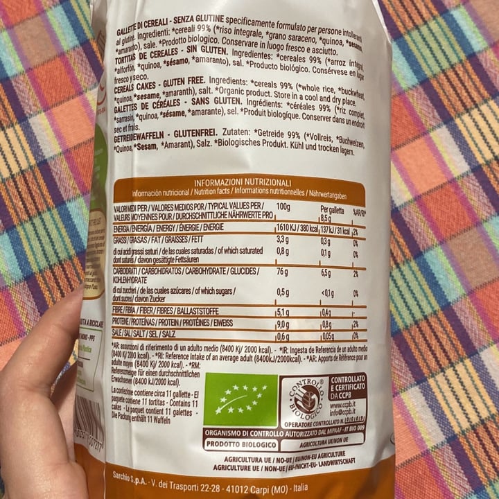 review photo of Sarchio Gallette Ai Cereali shared by @giuliamazzoni on 09 Feb 2022 - review