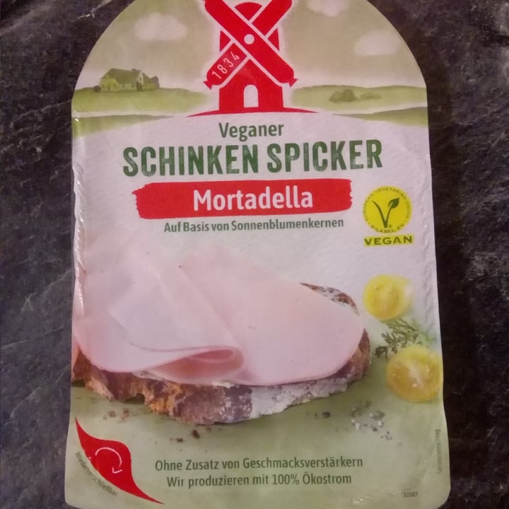 photo of Rügenwalder Mühle Veganer Schinken Spicker Mortadella shared by @ultraviolett20 on  10 Jan 2023 - review