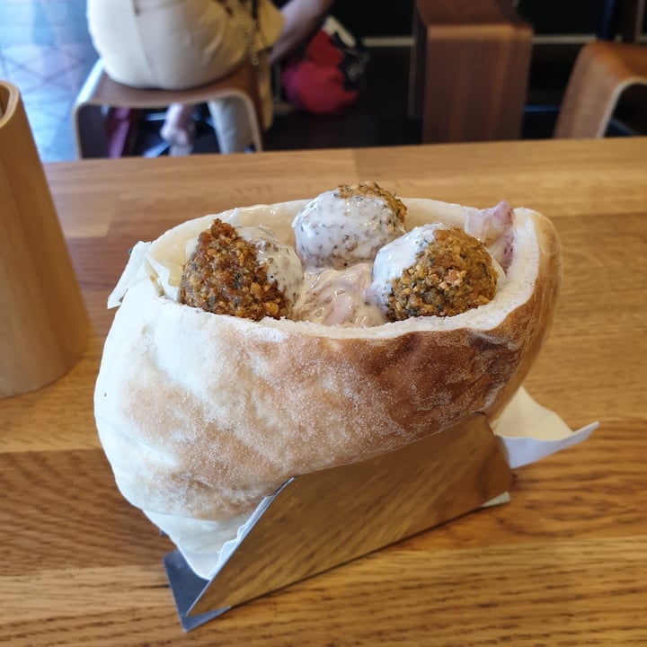 photo of Pita Bakery Pita Falafel Sandwich shared by @hermainesay on  31 Mar 2021 - review