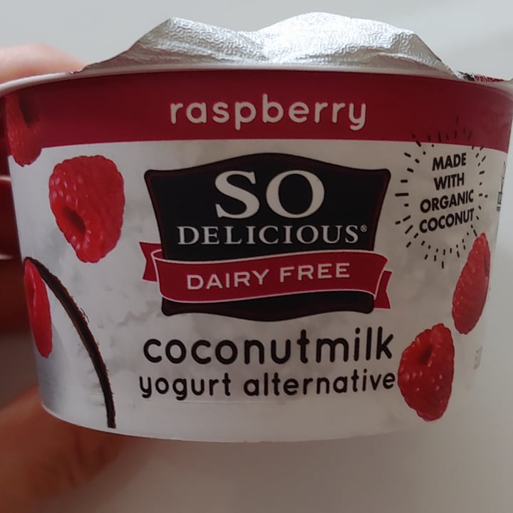 photo of So Delicious Dairy Free So Delicious Raspberry  Yogurt shared by @laurenonearth on  25 Aug 2021 - review