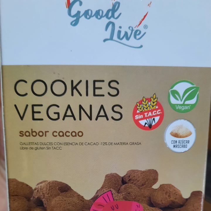 photo of Good live cookies veganas chocolate shared by @claucagnoli on  02 Oct 2022 - review