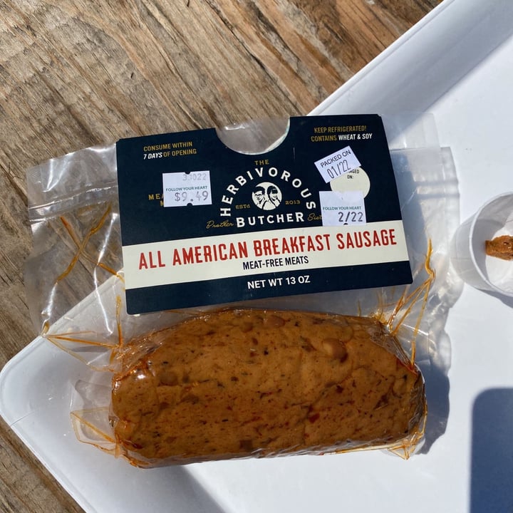 review photo of The Herbivorous Butcher All American Breakfast Sausage shared by @kjm74 on 13 Mar 2021 - review