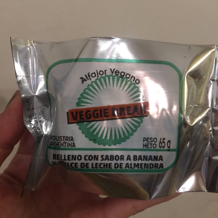 review photo of Veggie Break Alfajor Vegano Relleno con sabor a Banana Y Dulce de Almendra shared by @mary24 on 04 Sep 2020 - review