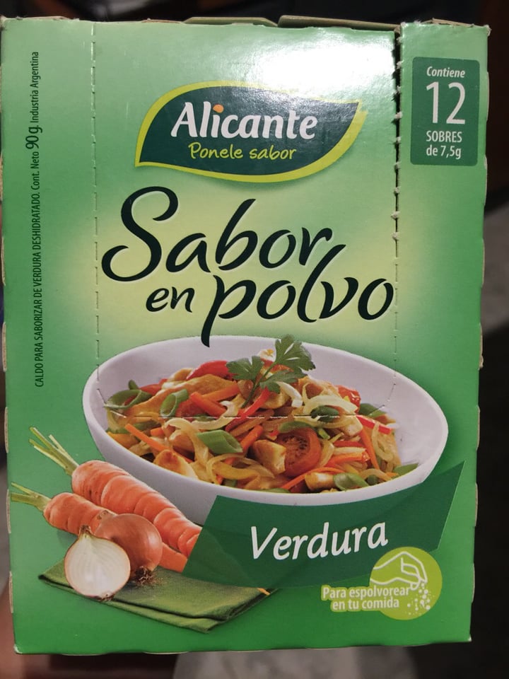 photo of Alicante Sabor en Polvo Verdura shared by @ymzavala on  06 Oct 2019 - review