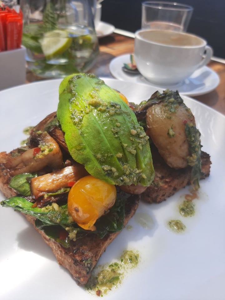 photo of The Courtyard Café Vegan Pan-fried Breakfast shared by @chloekingdom on  03 Jan 2020 - review