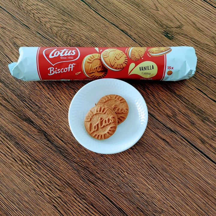 Lotus Biscoff Biscoff Cream Biscuits Vanilla Flavour Review abillion