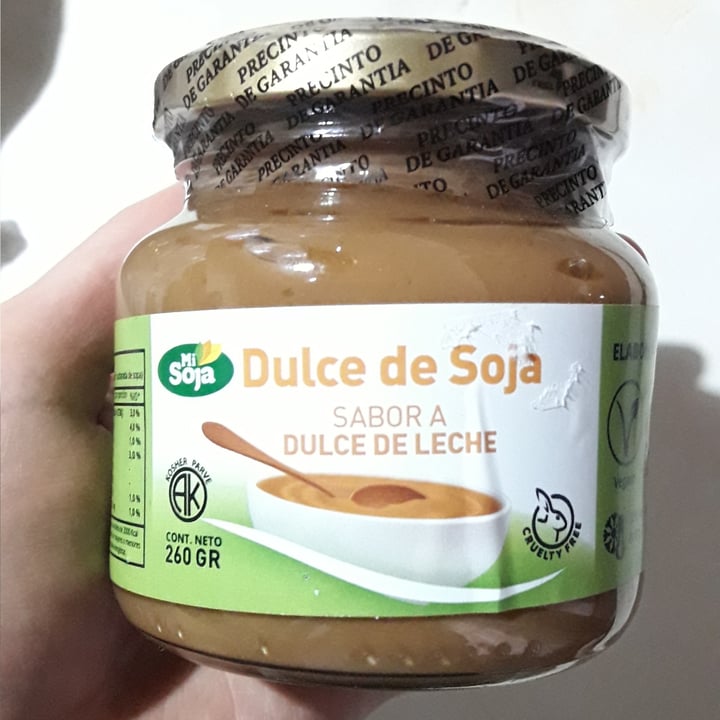 photo of Mi Soja Dulce de Soja sabor a Dulce de Leche shared by @solnapoli on  13 Jun 2020 - review