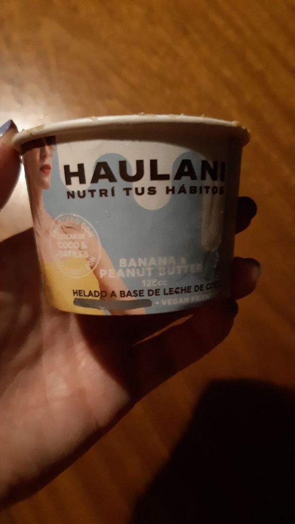 photo of Haulani Helado Banana & Peanut Butter shared by @azulclarito on  02 Jan 2020 - review