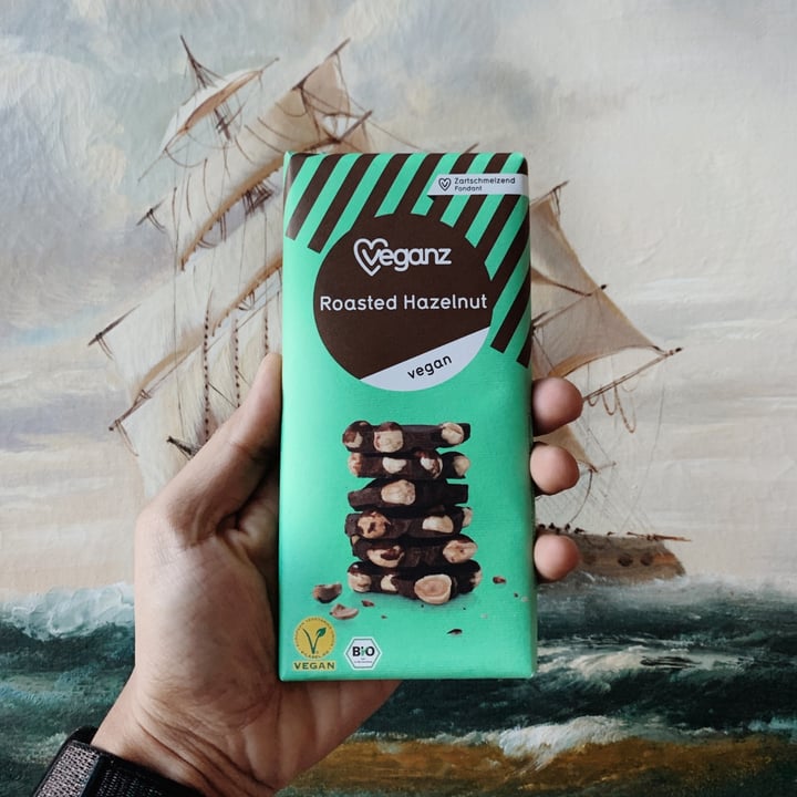 photo of Veganz Chocolate Roasted Hazelnut shared by @goodvibesonly on  23 Sep 2020 - review