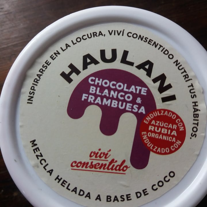 review photo of Haulani Helado de Chocolate Blanco y Frambuesas shared by @seamosuvoz on 15 Oct 2022 - review