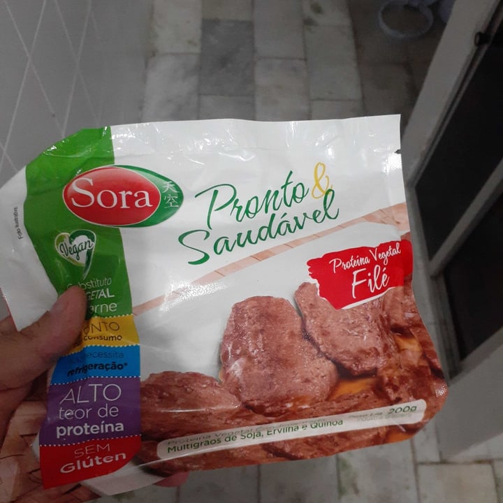 review photo of Sora Filé de proteína vegetal Pronto & Saudável- 200g shared by @sofiaalecrim on 12 May 2022 - review