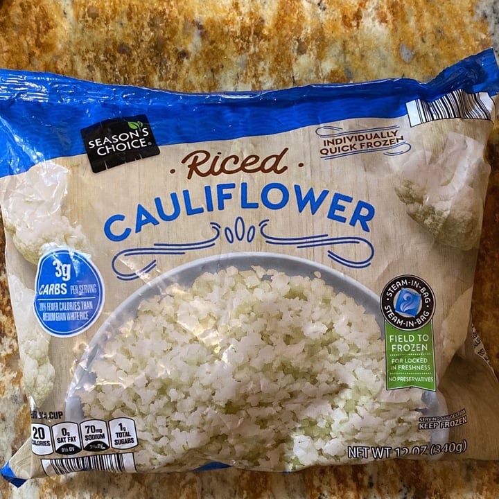 photo of season”s choice ruced cauliflower season”s choice riced cauliflower shared by @noelylibanio on  28 Apr 2022 - review