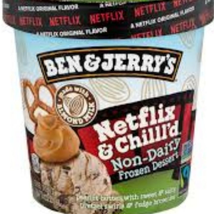 photo of Ben & Jerry's Netflix & Chilll'd Non-Dairy Frozen Dessert shared by @laurentripp on  22 Jun 2021 - review