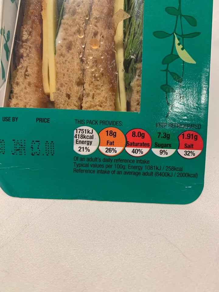 photo of Boots Vegan No Cheese & Chutney shared by @kayleigh-jade on  17 Feb 2020 - review