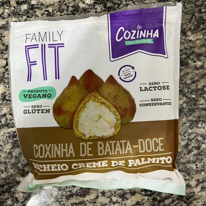 review photo of cozinha de atleta coxinha de batata doce recheio de creme de palmito shared by @vidaveg on 26 Apr 2022 - review