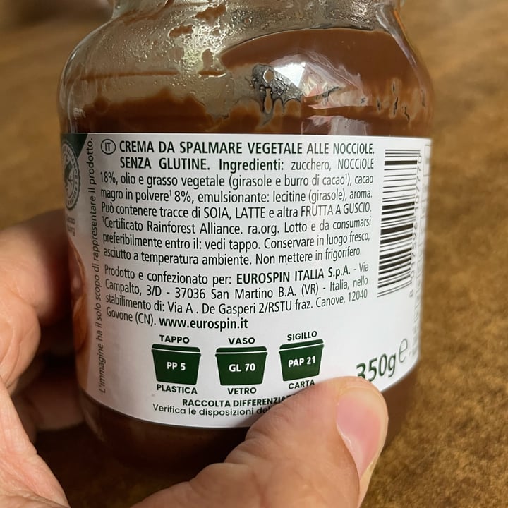 review photo of Fior di Natura crema splamabile alle nocciole shared by @kabu on 06 Jul 2022 - review