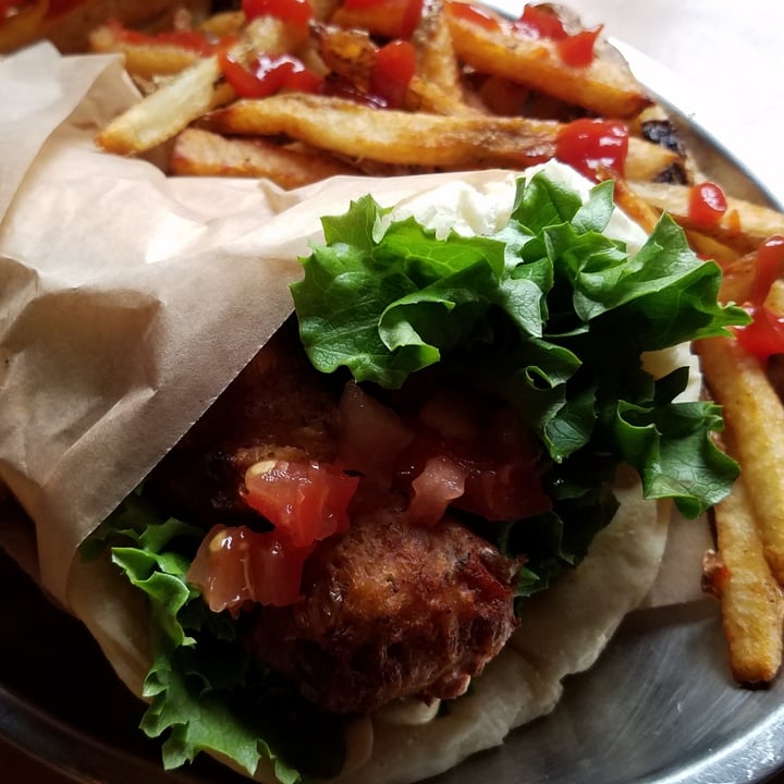 photo of Alpha Omega Grill & Bakery Chickpea Gyro No Tatziki shared by @caseyveganforlife on  24 Jan 2021 - review