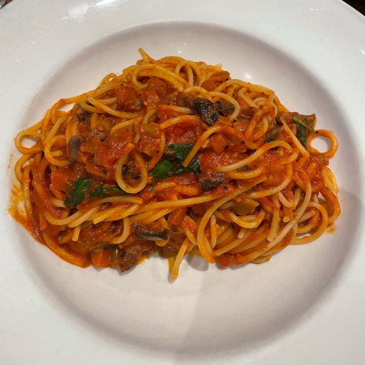 review photo of Original Sin Mediterranean Restaurant Vegan Bolognese shared by @lahari on 31 Dec 2021 - review