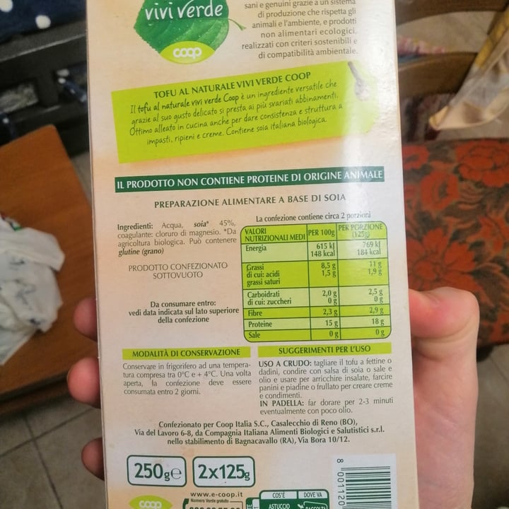 photo of Vivi Verde Coop Tofu Al Naturale shared by @magator18 on  08 Jan 2022 - review