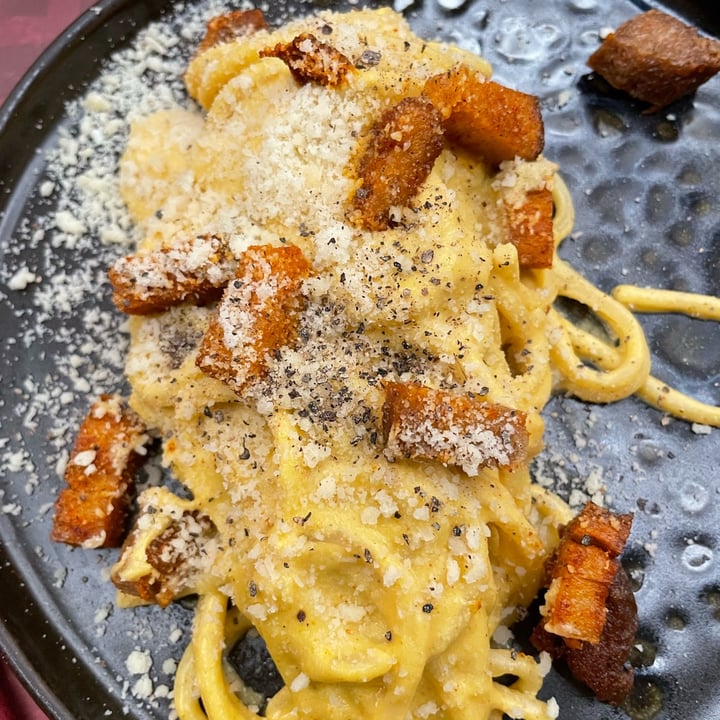review photo of Rifugio Romano Carbonara vegana shared by @hwi-noree on 11 Oct 2022 - review