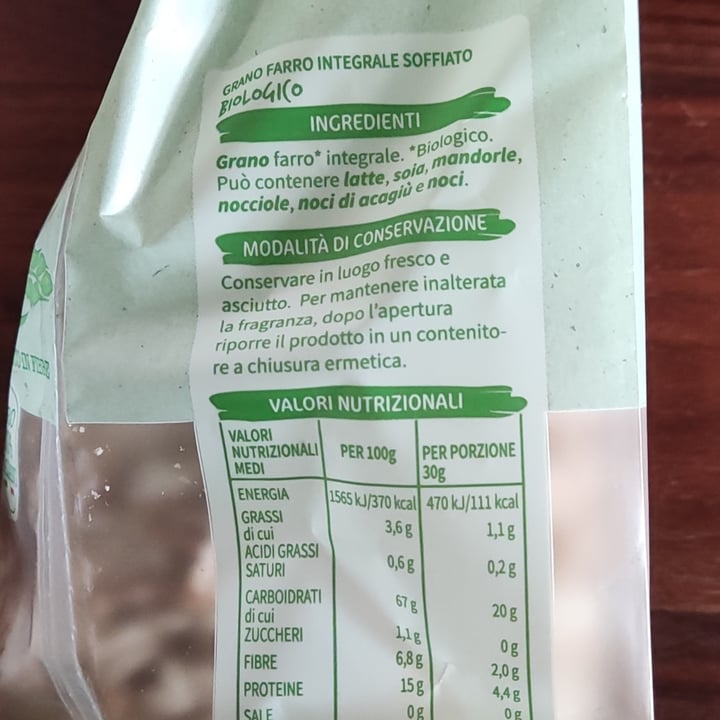 photo of Viviverde bio Farro soffiato integrale shared by @rob7 on  21 May 2022 - review