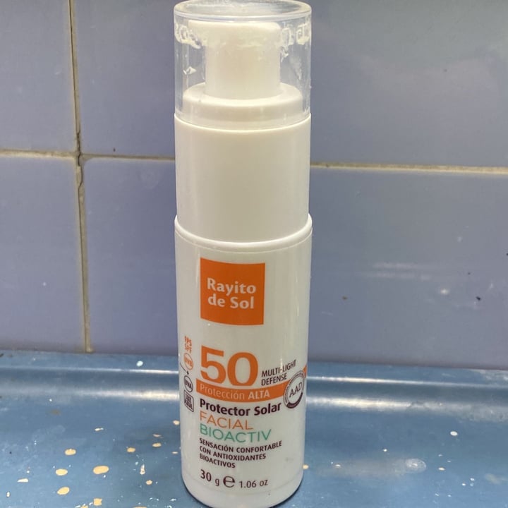 photo of Rayito de Sol Protector solar facial bioactiv shared by @sofi2000 on  25 Aug 2022 - review