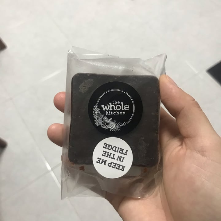 review photo of The Whole Kitchen Vegan Chocolate Brownie shared by @veggieoty on 29 Oct 2021 - review