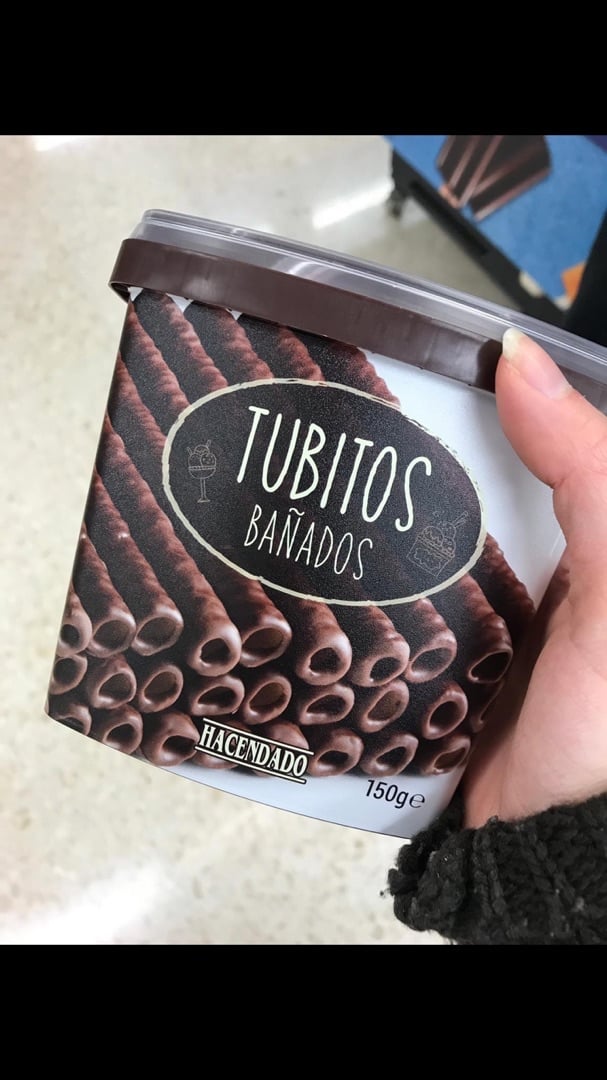 review photo of Hacendado Tubitos Bañados shared by @saraacoboss on 13 Feb 2020 - review