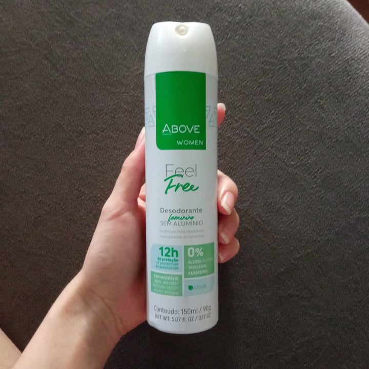 review photo of Above Desodorante Feel Free Vegano shared by @lorrayne on 25 Sep 2022 - review