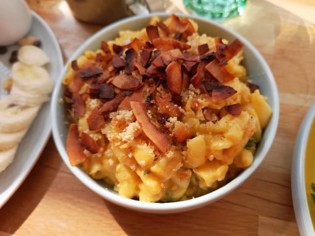 Foto do prato “Mac and Cheese”