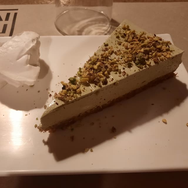 Foto del piatto “Torta Mousse pistacchio”