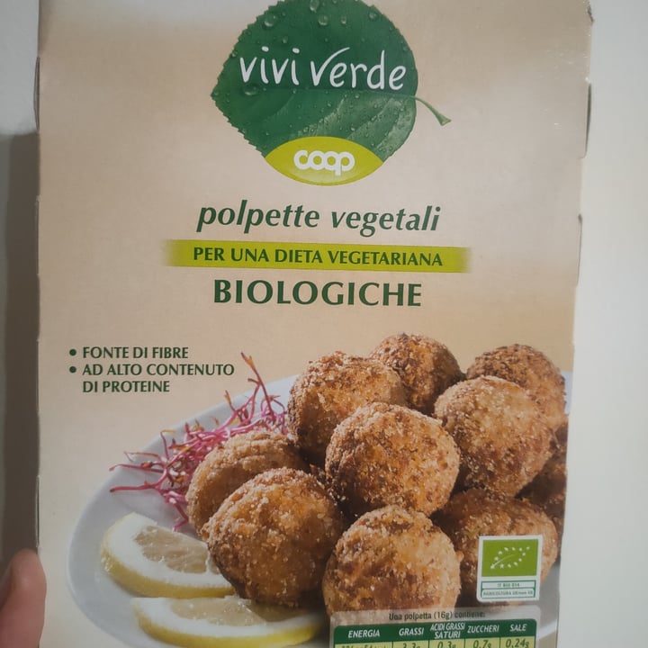 photo of Vivi Verde Coop Polpette Vegetali Biologiche shared by @agnetrem on  29 May 2022 - review
