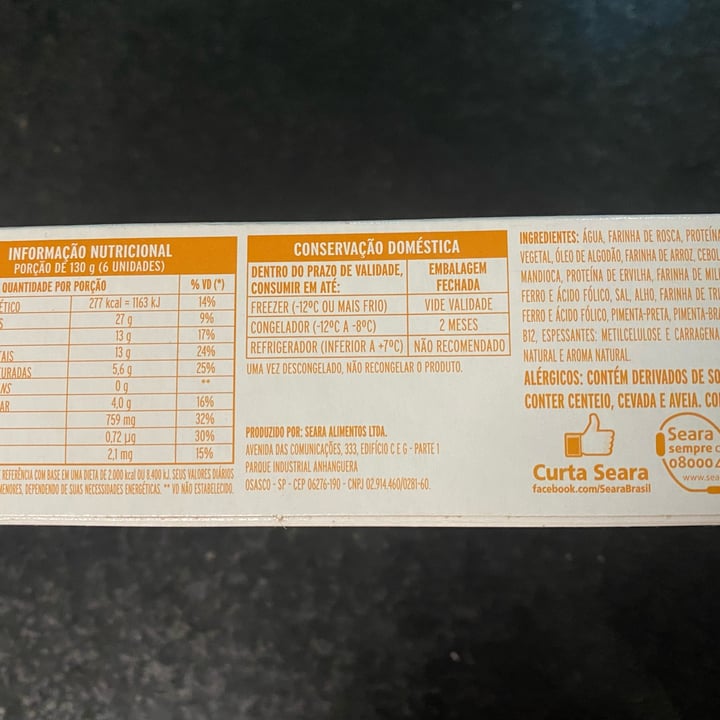 review photo of Incrível - Seara Empanado de Frango shared by @vantanese on 29 Aug 2022 - review