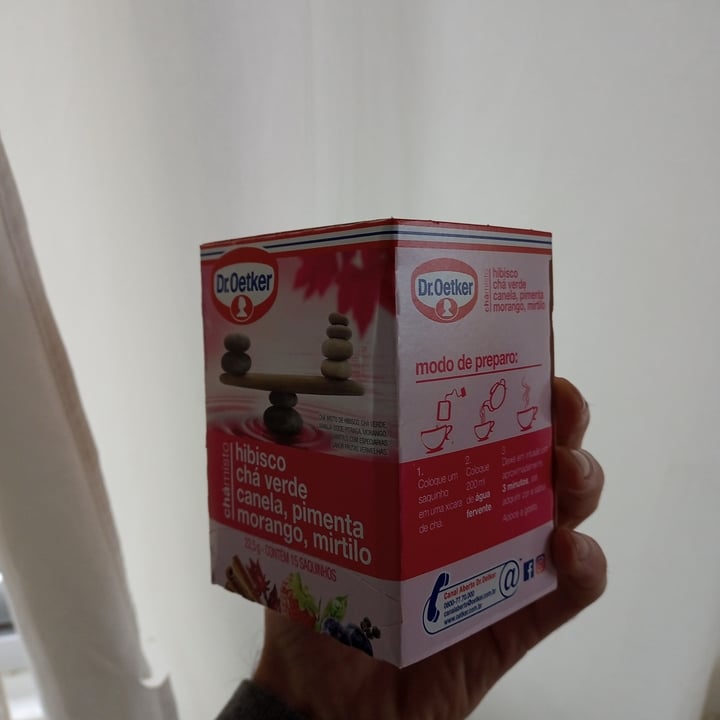 review photo of Dr. Oetker Chá shared by @geraldinhogovegan on 26 Apr 2022 - review